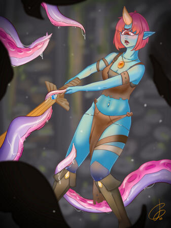 Detaillierte Illustration